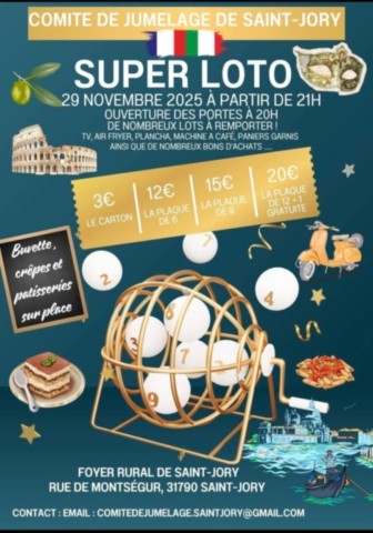 ST JORY : Loto le 29/11