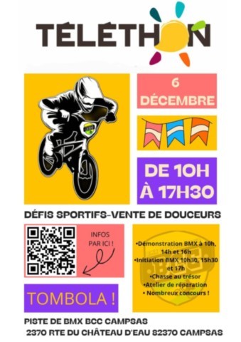 CAMPSAS : Téléthon le 6/12