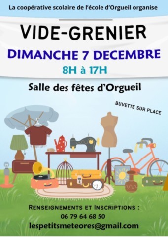 ORGUEIL : Vide-greniers le 7/12