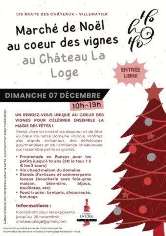 VILLEMATIER : Marché de Noël le 7/12