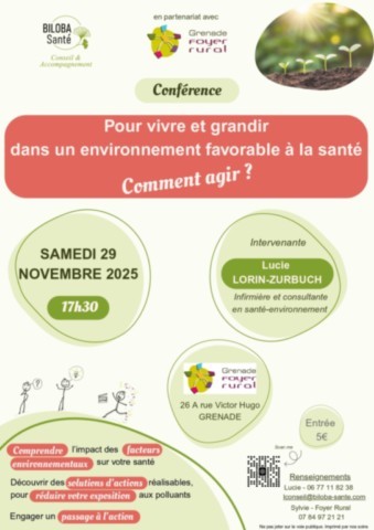 GRENADE : Conférence le 29/11