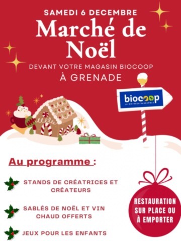 GRENADE : Marché de Noël le 6/12 