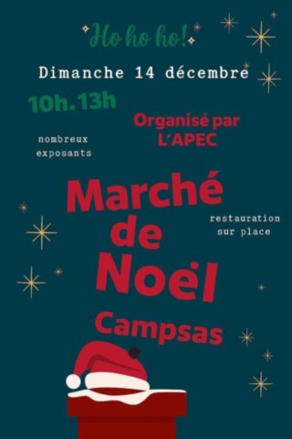 CAMPSAS : Marché de Noël le 14/12