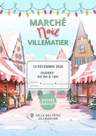 VILLEMATIER : Marché de Noël le 13/12