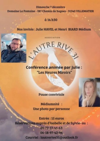 VILLEMATIER : Conférence le 7/12