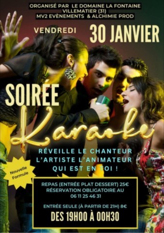VILLEMATIER : Soirée karaoké le 30/1