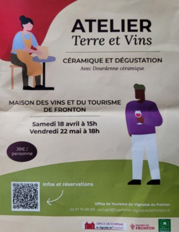 FRONTON : Atelier le 22/5