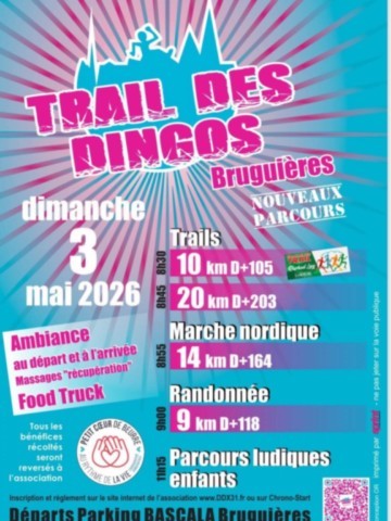 BRUGUIERES : Trail le 3/5