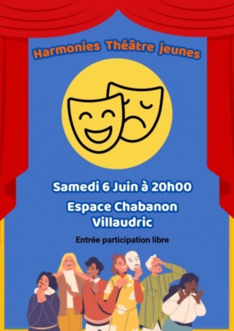 VILLAUDRIC : Théâtre le 6/6
