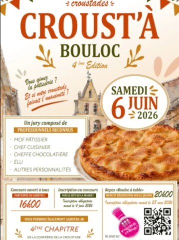 BOULOC : Croustades le 6/6