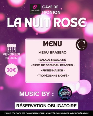 FRONTON : La nuit rose le 26/6