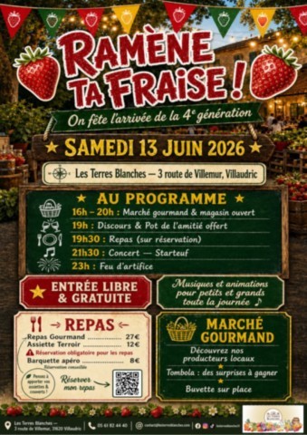 VILLAUDRIC : Animations le 13/6