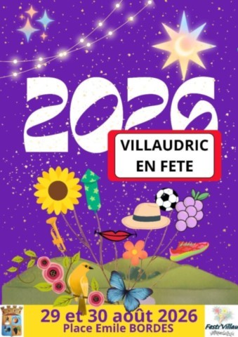 VILLAUDRIC en fête les 29 et 30/8