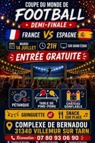 VILLEMUR sur TARN : Foot le 14/7