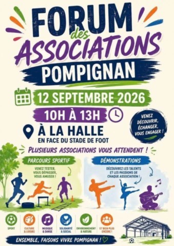 POMPIGNAN : Forum des Associations le 5/9