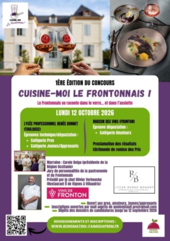 FRONTON : Cuisine le 12/10