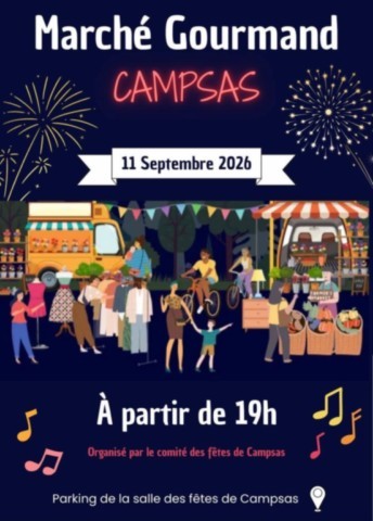 CAMPSAS : Marché gourmand le 11/9