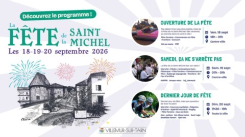 VILLEMUR : St Michel les 18, 19 et 20/9