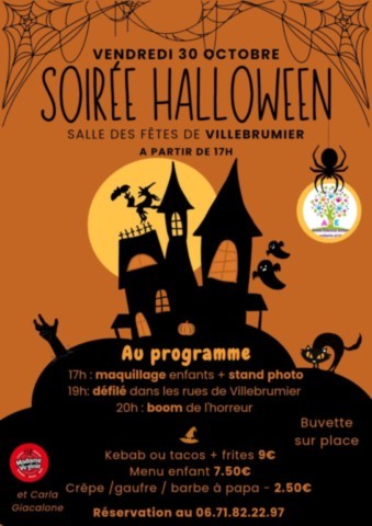 VILLEBRUMIER : Halloween le 30/10
