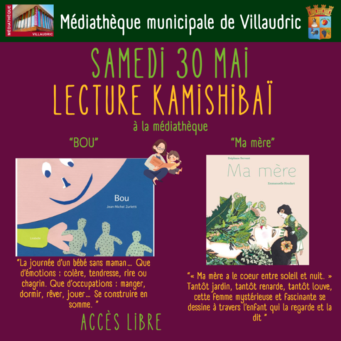 VILLAUDRIC : Kamishibaï le 30/5