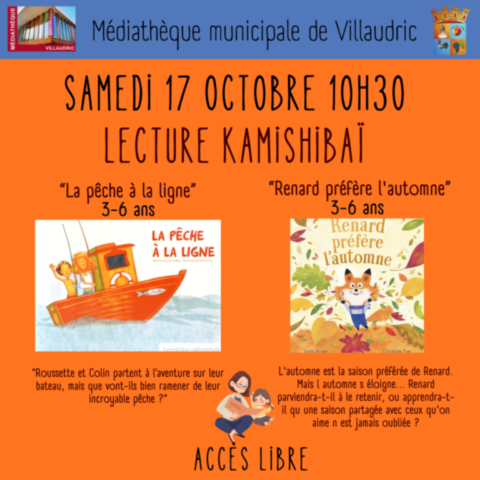 VILLAUDRIC : Lecture Kamishibaï le 19/9