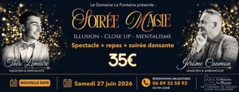 VILLEMATIER : Soirée magie le 27/7