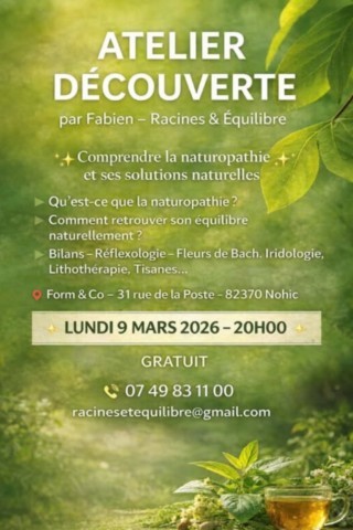 NOHIC : Présentation de la naturopathie le 9/3