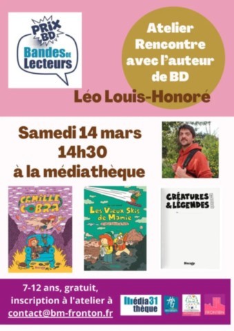 FRONTON : Atelier-Rencontre le 14/3