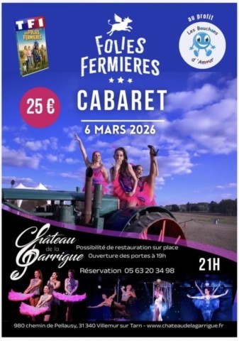 VILLEMUR sur TARN : Soirée cabaret le 6/3