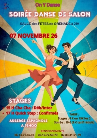 GRENADE : Soirée dansante le 7/11