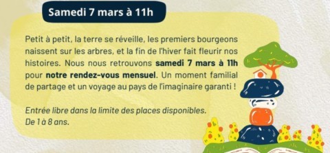 CASTELNAU D’ESTRETEFONDS : Conte le 7/3