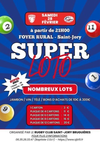 ST JORY : Loto le 28/2