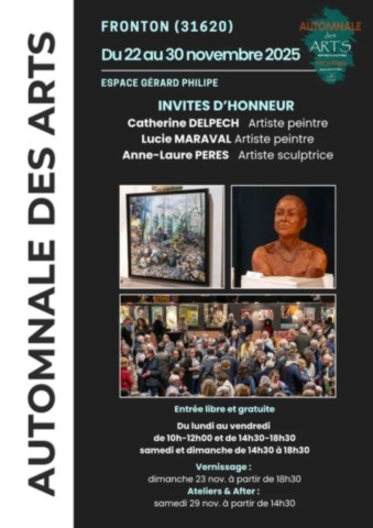 FRONTON : Automnale des Arts 2025 du 22 au 30/11