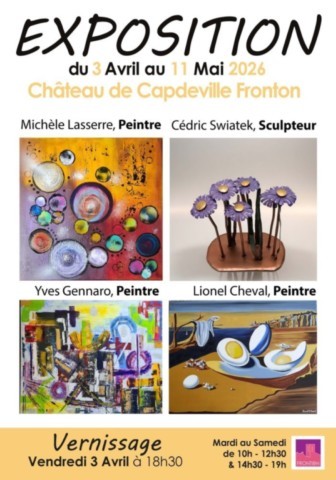 FRONTON : Exposition du 3/4 au 11/5