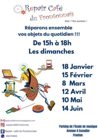 FRONTON : Repair café le 8/3
