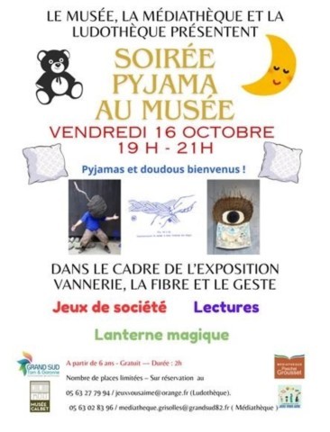 GRISOLLES : Soirée pyjama le 16/10