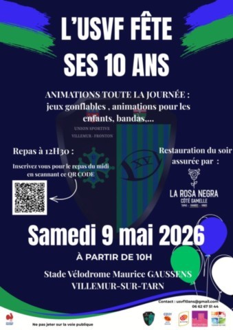 VILLEMUR sur TARN : Animations le 9/5