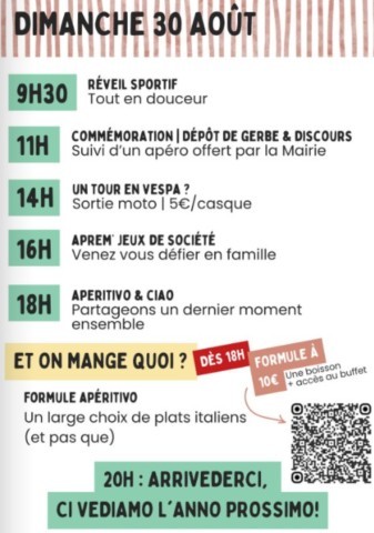 NOHIC : Fête locale le 30/8