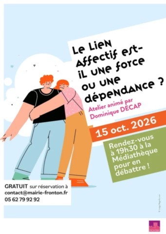 FRONTON : Atelier Philo le 15/10