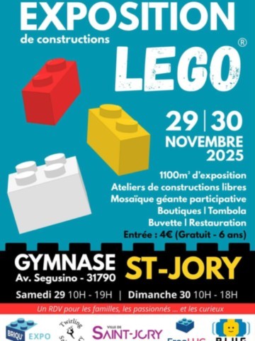 ST JORY : Exposition LEGO les 29 et 30/11