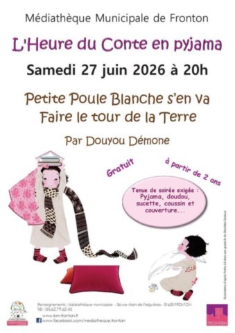 FRONTON : L'heure du conte le 27/6