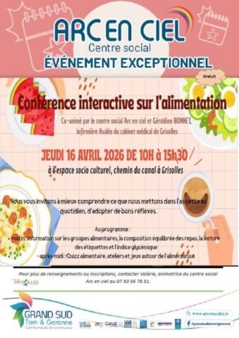 GRISOLLES : Conférence le 16/4