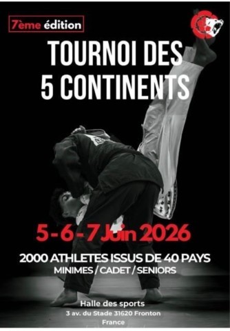 FRONTON : Tournoi de Judo du 5 au 7/6