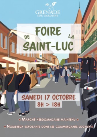 GRENADE : Foire de la St Luc le 17/10