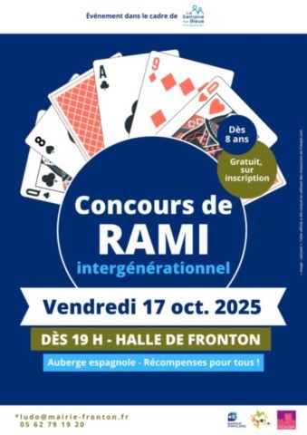FRONTON : Concours de RAMI le 17/10