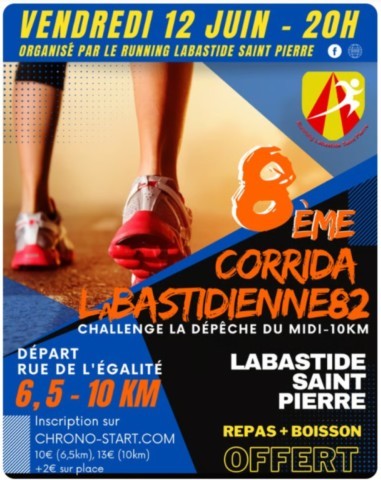 LABASTIDE ST PIERRE : Courses le 12/6
