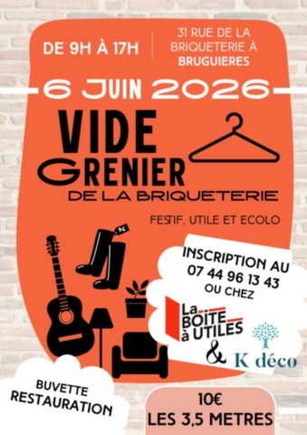 BRUGUIERES : Vide-greniers le 6/6
