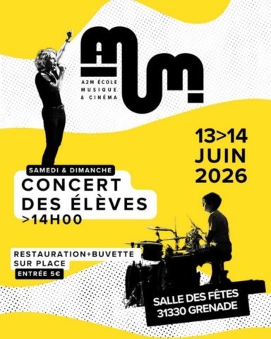 GRENADE : Concert les 13 et 14/6