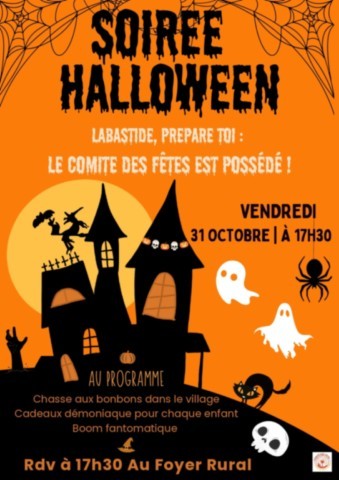 ABASTIDE ST PIERRE : Halloween le 31/10