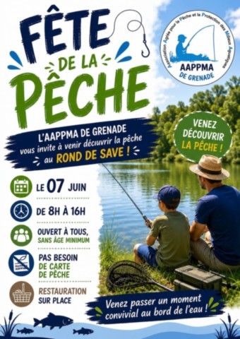 GRENADE : Fête de la pêche le 7/6